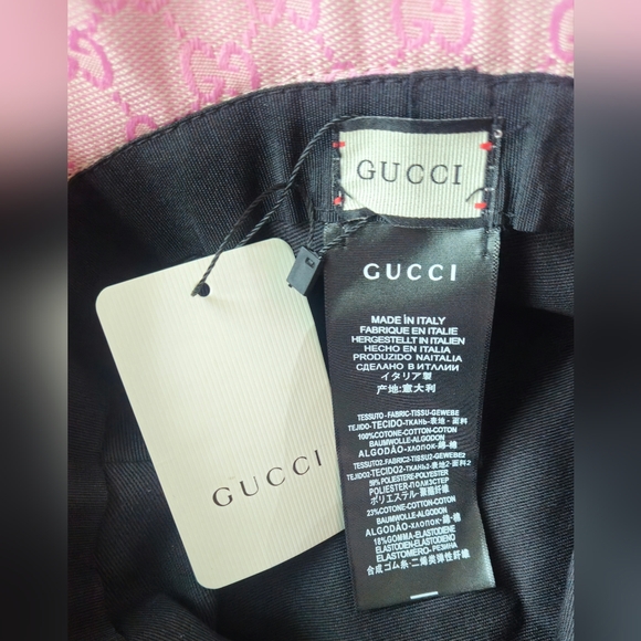 GUCCI Canvas Bucket Hat - Picture 2 of 3